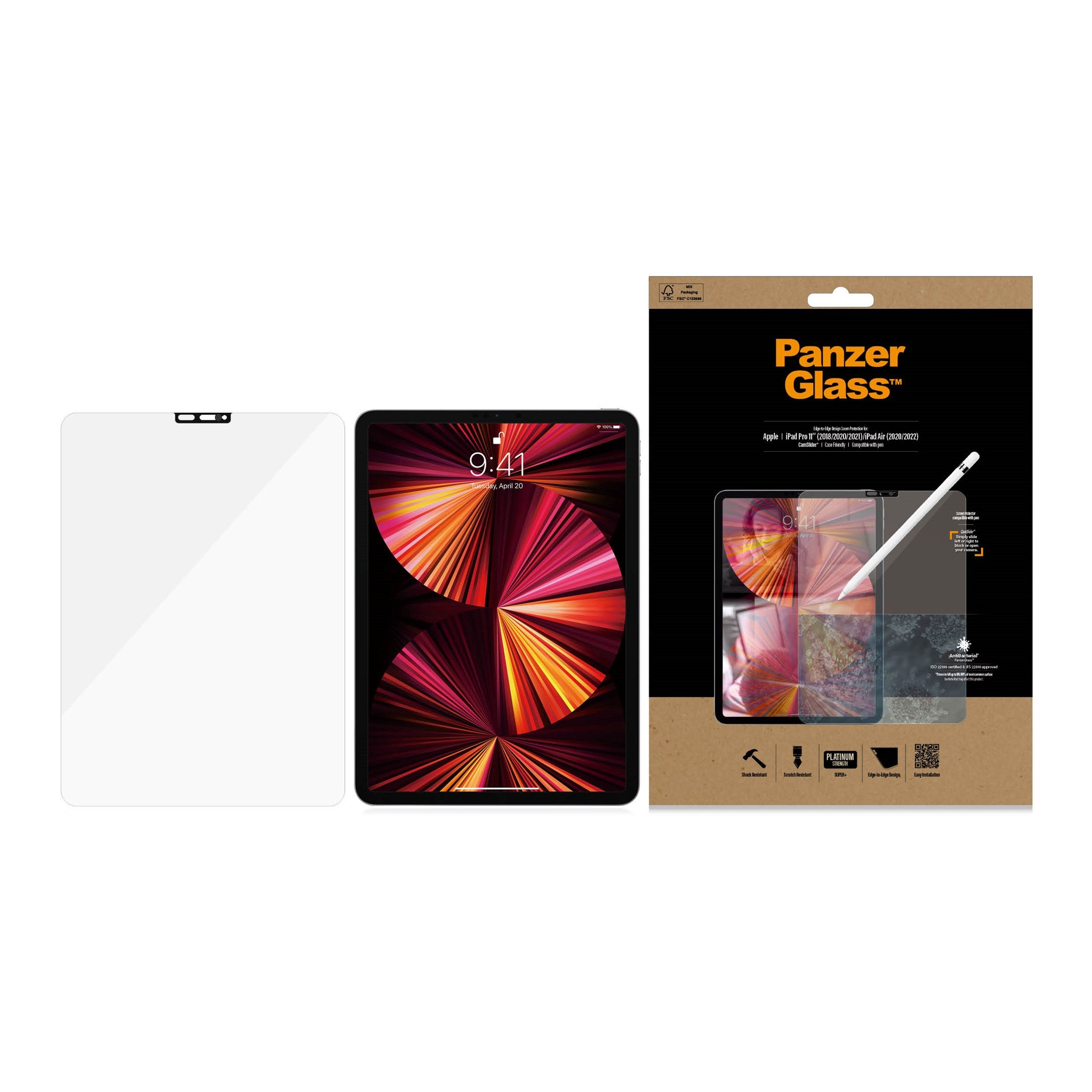 PanzerGlass® Displayschutz iPad Pro 11″ (2018, 2020-2022, 2024) | Air 10.9'' (2020, 2022)